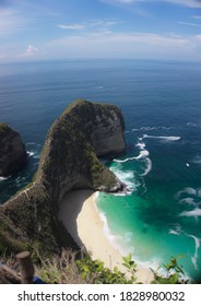 One Of The Famous Places In Bali, Indonesia. This Is Pinky Beach