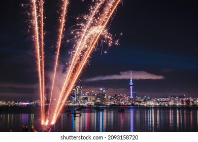 One Of The Few Fireworks That Happened On The New Year's Eve In The World Last Year Also Known As Covid Free Auckland 2020