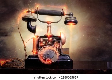 One of the first phone models, a technological revolution with fire

