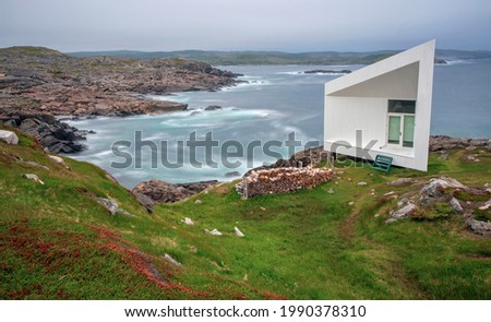 One of the four artist shacks on Fogo Island, Newfoundland. This one is called 