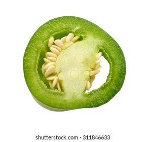 One Green Jalapeno Slice