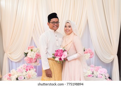 One Happy Newly Wed Malay Couple Stock Photo Edit Now 775198894