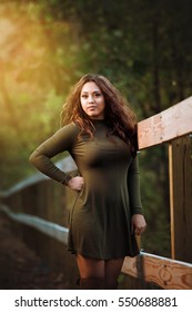 One Hawaiian Pacific Islander Girl Poses For High School Senior Portrait