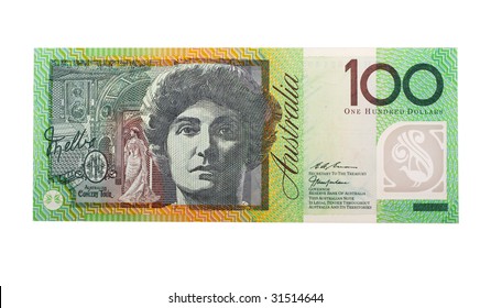 one hundread dollar australian bill