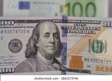 One Hundred Dollars Bill Front Blurred Stock Photo 1865273746 ...