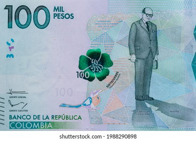 One Hundred Thousand Colombian Pesos Bill