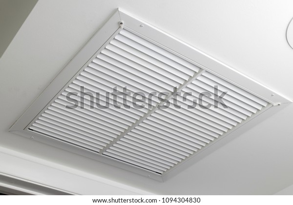 One Large White Painted Metal Furnace Stock Photo Edit Now