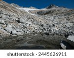 One of the last glacier in the italian alps, Alto Adige, Italy