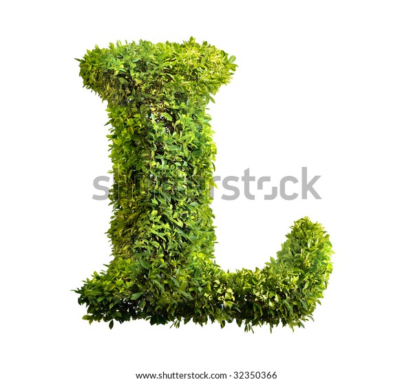 One Letter Bush Alphabet Stock Photo (Edit Now) 32350366