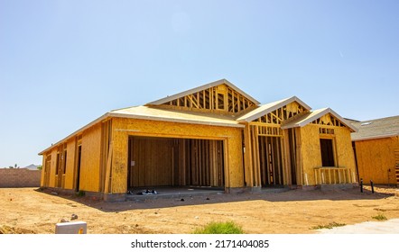 One Level Single Family Home Under Construction