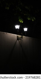 The one light at night.