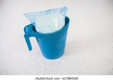 One Liter Canada Milk Bag In Holder