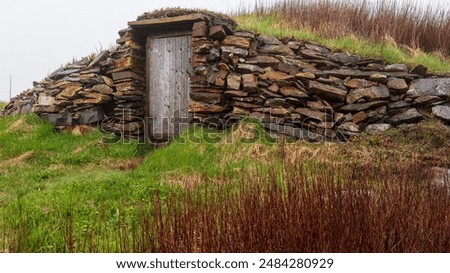 One of many old root cellars in Elliston, the Root Cellar Capital of the World