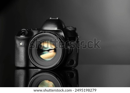 Similar – Digital Camera Viewfinder Close-Up