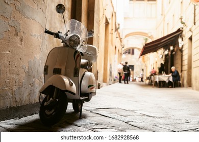 One of the most popular transport in Italy, vintage Vespa