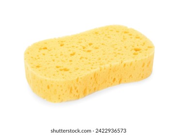 One new yellow sponge isolated on white - Powered by Shutterstock