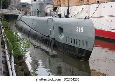 One Of The Numerous Boats At The Spruce Street Harbor Park 