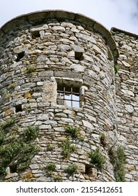 One Of The Old Ancient Towers At Chateau De Montfort, Remilly-les-Marais, Manche, Normandy, France On Thursday, 12th, May, 2022