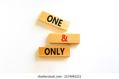 One Only Symbol Concept Words One Stock Photo 2174981211 | Shutterstock