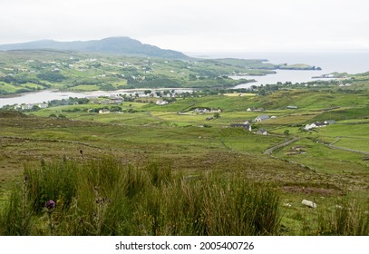 One Man’s pass -The path that leads to the Pilgrims Path in Teelin , Co, Donegal, Ireland