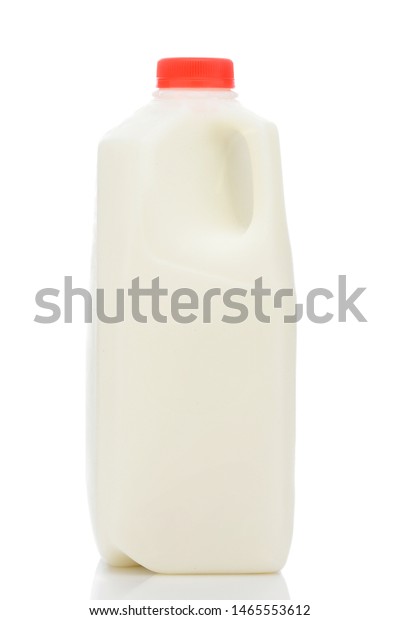 Download One Quart Plastic Bottle Milk Red Stock Photo Edit Now 1465553612 PSD Mockup Templates