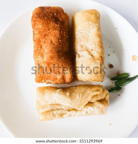 Similar – Image, Stock Photo Appetizing Vietnamese dish placed on wooden table