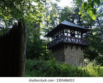 One Of The Roman Towers Along The Old  Limes Close To The Rhine.