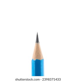 One sharp graphite pencil isolated on white - Powered by Shutterstock