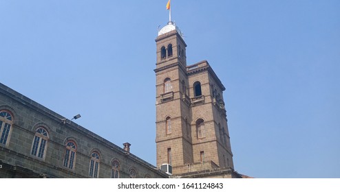 One Side Beautiful View Of Building Of Savitribai Phule Pune University.