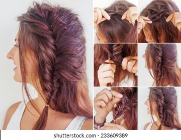 One Side Fishtail Braid Tutorial By Beauty Blogger