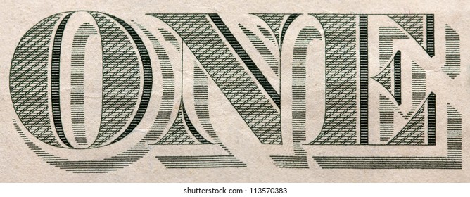 One Sign From The Back Of The One Dollar Bill