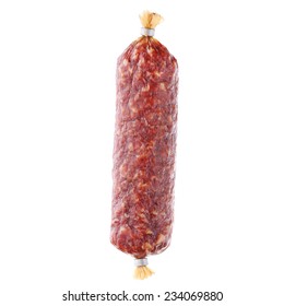 One Smoked Sausage, Isolated On White