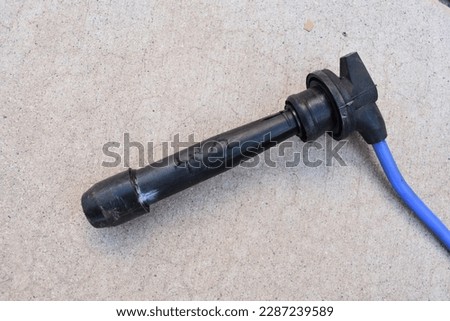 One Spark Plug Wire with Electrical Damage on Boot 