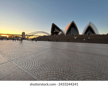 One sunset, Opera House and The Sydney Harbour Bridge - Powered by Shutterstock