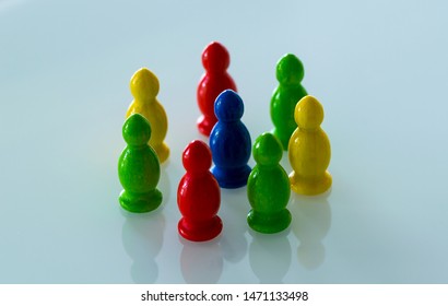 One is surrounded by a group - Shutterstock ID 1471133498