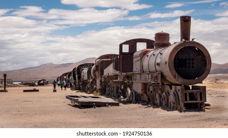 One Of The Trains At The Uyuni Train Cemetery