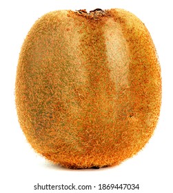 One Ugly Kiwi Mutant Fruit Isolated On White Background