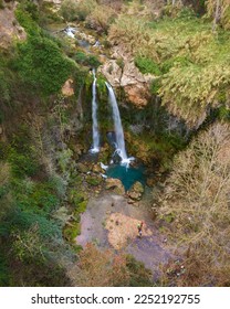 One of the waterfalls in Gorgo de la Escalera, a beautiful natural site near Anna's town center