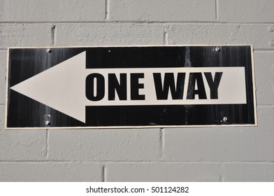One Way - Shutterstock ID 501124282