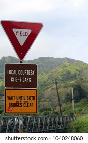 One Way Bridge Kauai