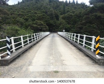 One Way Bridge In The Middle Of New Zealand Bush