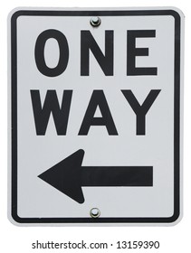 One Way Sign