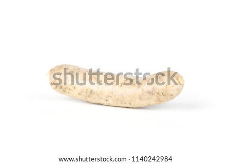 Similar – Image, Stock Photo Bavarian veal sausage with pretzel