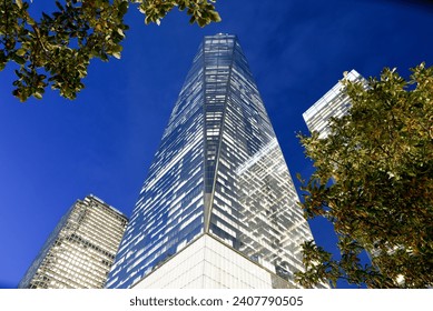 One World Trade Center by Night - Powered by Shutterstock