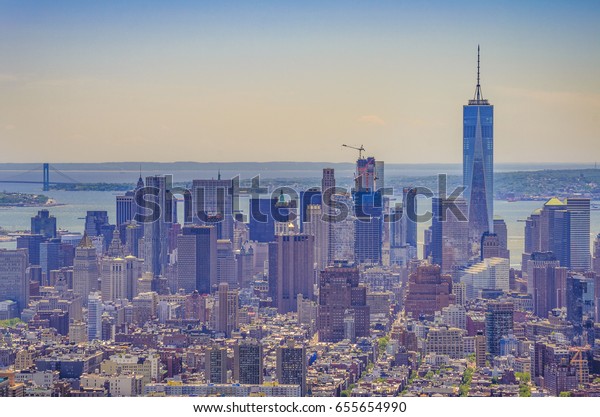 Get Freedom Tower Nyc Skyline Background