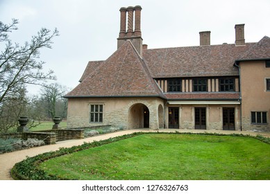 One Of The Yards Of Cecilienhof Palace Where Famous Photos Were Taken Of Winston Churchill, Harry S. Truman And Joseph Stalin Together During Potsdam Conference (Germany).