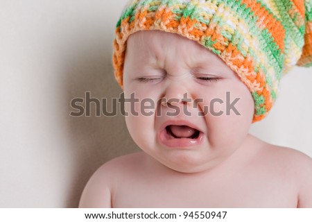 One year old baby cry