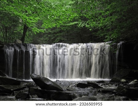 Oneida Falls tumbles through Ricketts Glen State Park in Benton, Pennsylvania.