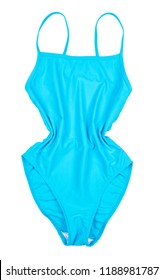 Onepiece Swimsuit On Isolated White Background Stock Photo 1188981787 ...