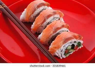 Onigiri Inside Out Sashimi Shushi Raw Stock Photo 331839461 | Shutterstock